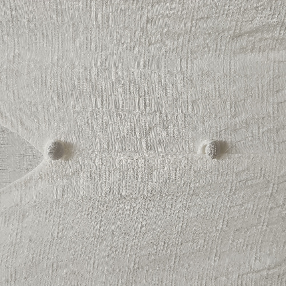 1. State White Ruffled Button-Down Dress - image 3